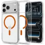 Spigen Ultra Hybrid MagSafe -kotelo iPhone 17 Pro / 18 Pro - läpinäkyvä/oranssi