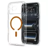 Spigen Ultra Hybrid MagSafe -kotelo iPhone 17 Pro / 18 Pro - läpinäkyvä/oranssi