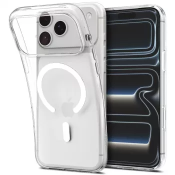 SPIGEN Liquid Crystal MagSafe -kotelo iPhone 17 Pro / 18 Pro - läpinäkyvä