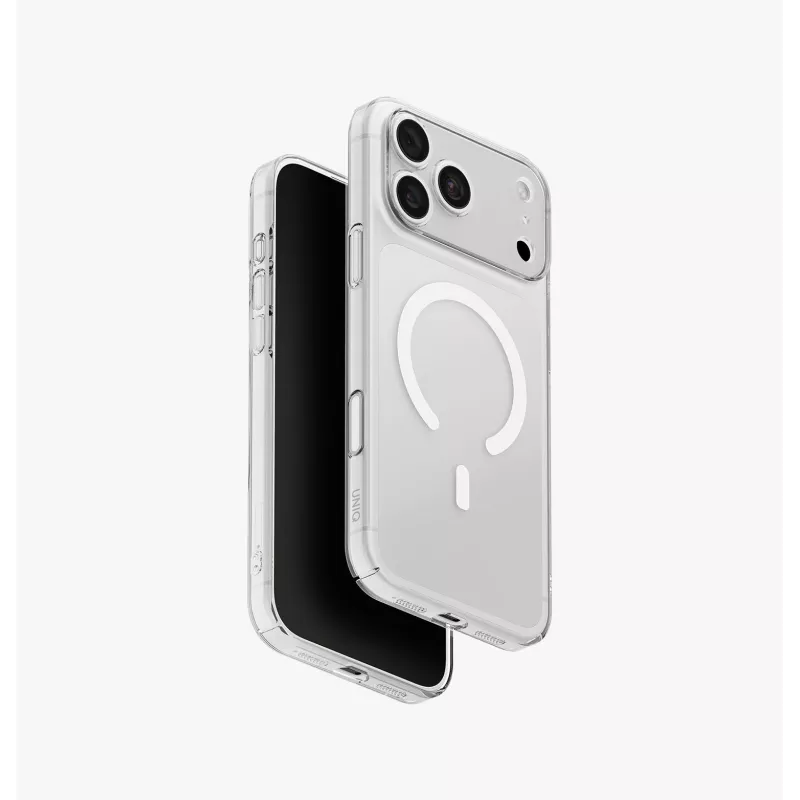 UNIQ Airsuit MagClick -latauskotelo iPhone 18 Pro Max / 17 Pro Max – burgundinpunainen