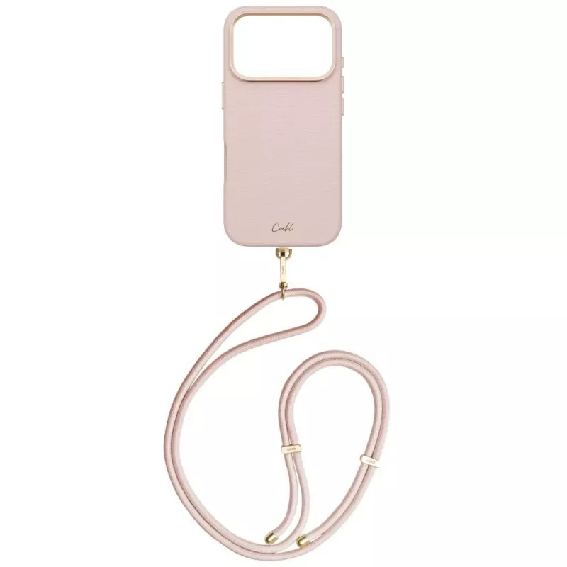 UNIQ Coehl Mirelle magneettinen laturikotelo iPhone 17 Pro -mallille – pinkki