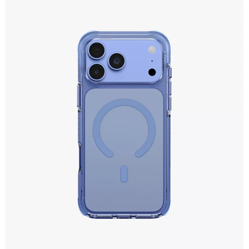 UNIQ Combat -kotelo iPhone 18 Pro Max / 17 Pro Maxille MagClick-latauksella – sininen