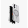UNIQ Swivix -kotelo iPhone 17:lle 360° käännettävällä jalustalla, läpinäkyvä