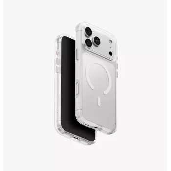 UNIQ Clario MagClick läpinäkyvä laturikotelo iPhone 18 Pro Max / 17 Pro Maxille