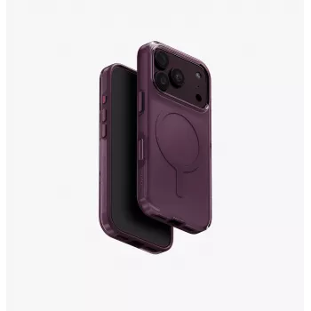 UNIQ Clario Eco Magclick -latauskotelo iPhone 18 Pro/17 Pro -mallille – violetti