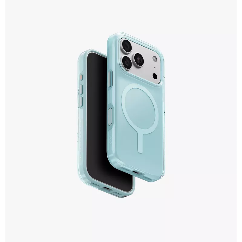 UNIQ Clario Eco Magclick -latauskotelo iPhone 18 Pro/17 Pro -mallille – violetti