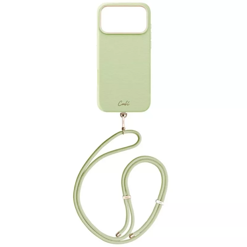 UNIQ Coehl Mirelle MagSafe-kotelo iPhone 17 Pro Maxille – vihreä kukkakuvio