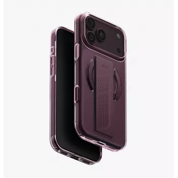 UNIQ Heldro Air MagClick -laturikotelo iPhone 18 Pro Max / 17 Pro Maxille – burgundinpunainen