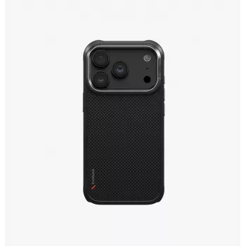 UNIQ Keva MagClick -latauskotelo iPhone 18 Pro / 17 Pro -mallille, musta