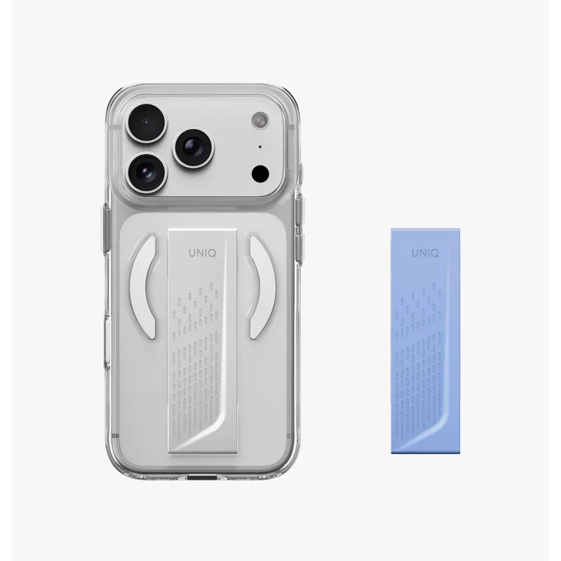 UNIQ Heldro Air -kotelo iPhone 18 Pro / 17 Pro -mallille, MagClick-lataus, Tinted Smoke