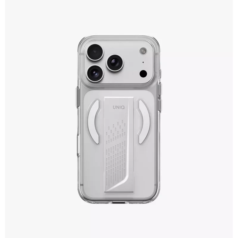 UNIQ Heldro Air -kotelo iPhone 18 Pro / 17 Pro -mallille, MagClick-lataus, Tinted Smoke