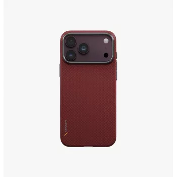 UNIQ Keva Edge MagClick -laturikotelo iPhone 18 Pro Max / 17 Pro Maxille – punainen