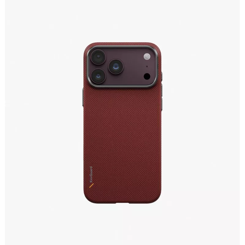 UNIQ Keva Edge MagClick -laturikotelo iPhone 18 Pro Max / 17 Pro Maxille – punainen