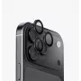 UNIQ Optix Aluguard (DX2) kameraobjektiivin suojus iPhone 18 Pro / iPhone 18 Pro Maxille – musta asennustyökalulla