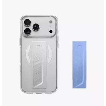 UNIQ Heldro Air MagClick -laturikotelo iPhone 18 Pro Max / 17 Pro Maxille – läpinäkyvä