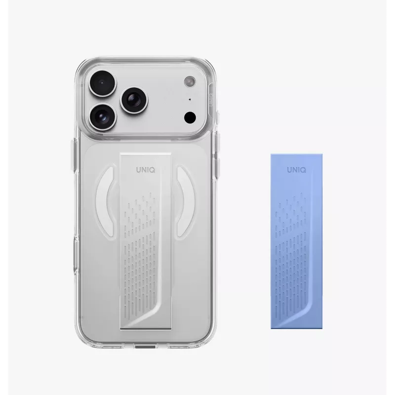 UNIQ Heldro Air MagClick -laturikotelo iPhone 18 Pro Max / 17 Pro Maxille – läpinäkyvä