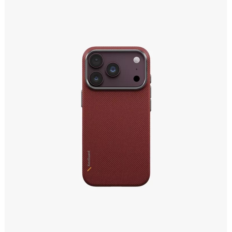 UNIQ Keva Edge MagClick -latauskuori iPhone 18 Pro / 17 Pro - punainen