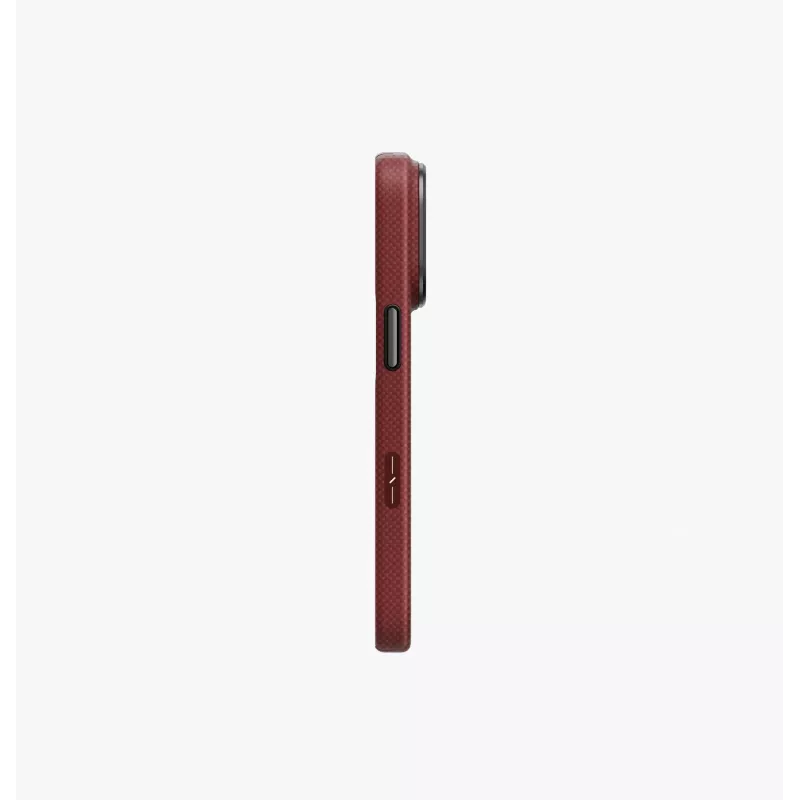 UNIQ Keva Edge MagClick -latauskuori iPhone 18 Pro / 17 Pro - punainen