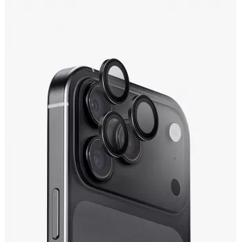 UNIQ Optix Aluguard (DX2) kameran linssinsuoja iPhone 18 Pro / iPhone 18 Pro Max - sininen, asennustyökalulla
