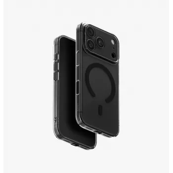 UNIQ Airsuit MagClick -latauskuori iPhone 18 Pro / 17 Pro - musta