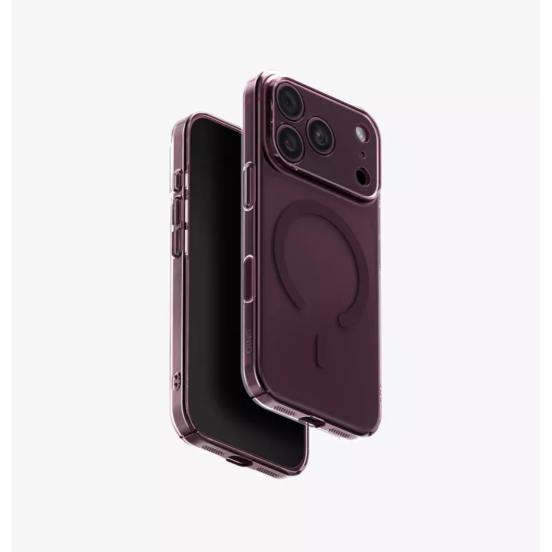 UNIQ Airsuit MagClick -latauskuori iPhone 18 Pro / 17 Pro - musta