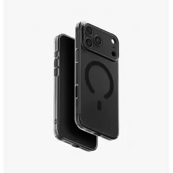 UNIQ Airsuit MagClick -latauskuori iPhone 18 Pro Max / 17 Pro Max - musta