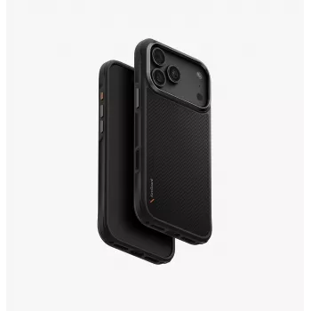 UNIQ Keva Magclick -latauskuori iPhone 18 Pro Max / 17 Pro Max - musta