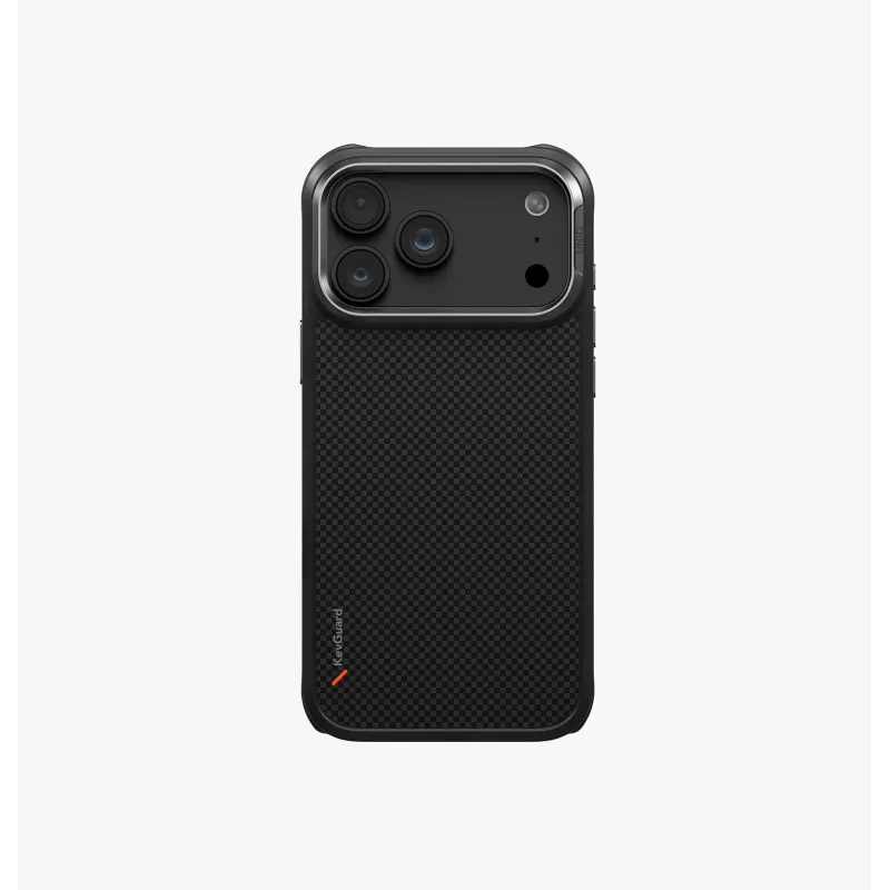 UNIQ Keva Magclick -latauskuori iPhone 18 Pro Max / 17 Pro Max - musta