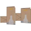 SIGEL joulukortti A6 jääkarhu ja tähdenlento, voimapaperi 225 g/m², laser- ja kopiokoneille, 1 kpl (DS084)