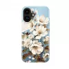 Evelatus Apple iPhone 16 Slim Shell MagSafe-yhteensopiva – mukautettu painatus Flower Blue