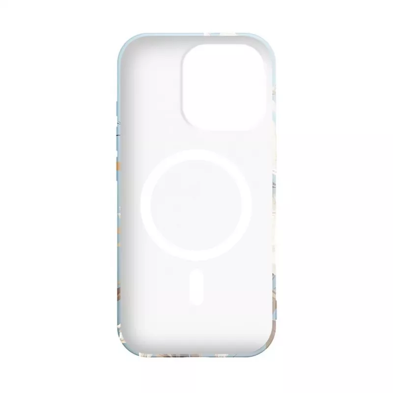 Evelatus iPhone 16 Pro Max Slim Shell -kotelo MagSafe-yhteensopiva - Flower Blue