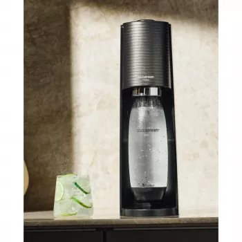 SodaStream Terra Megapack musta hiilihapotuslaite, 3 pulloa ja Quick Connect CO2-sylinteri