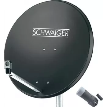 SCHWAIGER SAT-järjestelmä 80 cm 1 käyttäjä Single-LNB antrasiitti