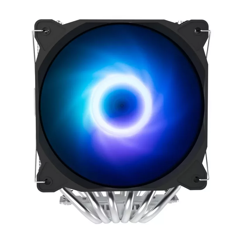 Zalman CNPS12X BP ARGB Dual-Tower CPU-jäähdytin, 2x120mm PWM-tuuletin, musta