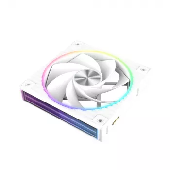 Zalman ZM-DF120R valkoinen 120mm Reverse Daisy Chain ARGB PWM -tuuletin
