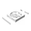 Zalman ZM-DF120R valkoinen 120mm Reverse Daisy Chain ARGB PWM -tuuletin
