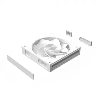 Zalman ZM-DF120R valkoinen 120mm Reverse Daisy Chain ARGB PWM -tuuletin