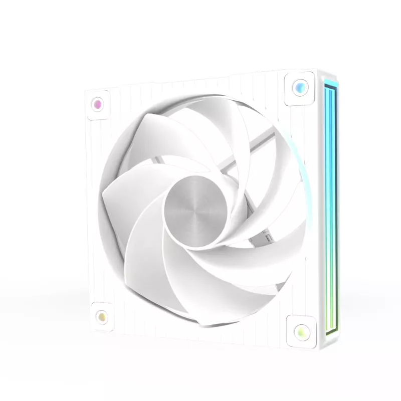 Zalman ZM-DF120R valkoinen 120mm Reverse Daisy Chain ARGB PWM -tuuletin