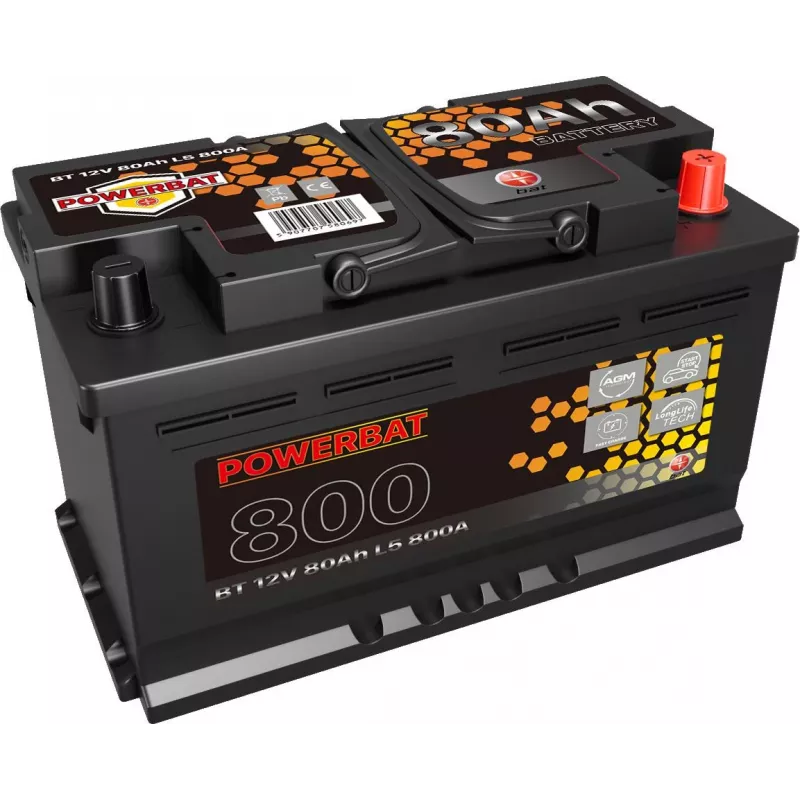 POWERBAT L4 12V 80Ah AGM Start-Stop-akku