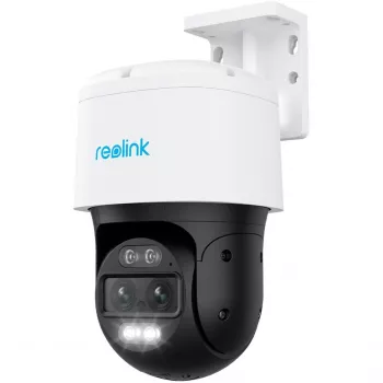 Reolink TrackMix Serie P760 4K kaksoisobjektiivi PoE IP-kamera automaattisella zoom-seurannalla, värillinen yönäkö, ulko-/sisäkäyttöön