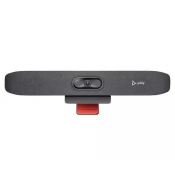 HP Poly Studio R30 USB-videopalkki - 4K UHD, 120° kuvakenttä, 5x digitaalinen zoom, NoiseBlockAI, Zoom- ja Microsoft Teams -sertifioitu