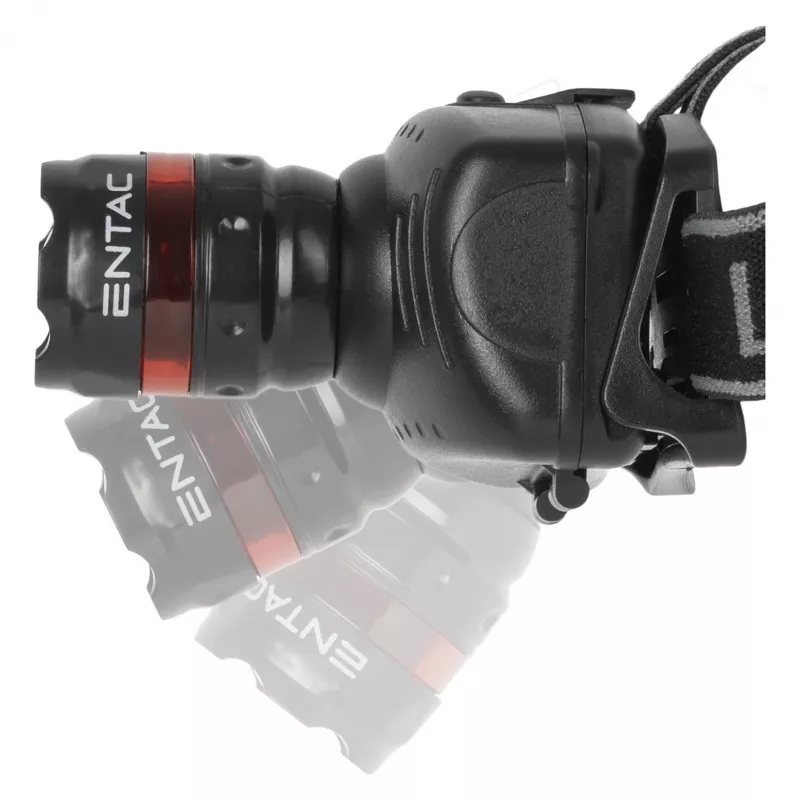 ENTAC EHL-ZOOM-1W-PL Zoom 1W LED-otsalamppu, musta