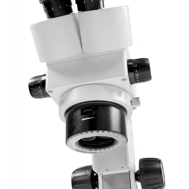 Kern Optics OZL 456 stereo-zoom-mikroskooppi binokulaari 50x ylä- ja läpivalaisu LED