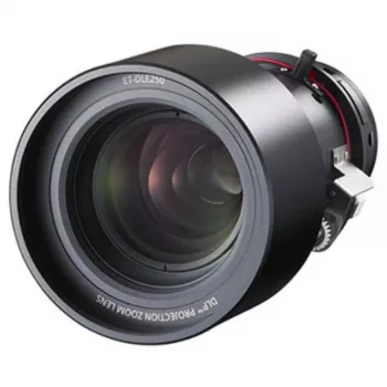 Panasonic ET-DLE250 zoom-objektiivi 33,9-53,2 mm f/1,8-2,4 PT-D5000, DW6300, RCQ10, RCQ80, RZ120, RZ690, RZ770