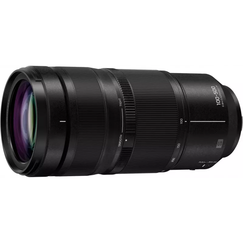 Panasonic Lumix S 100-500mm f/5.0-7.1 O.I.S. objektiivi, musta (S-R100500E)