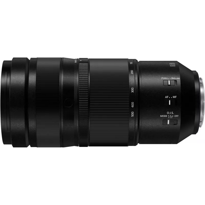 Panasonic Lumix S 100-500mm f/5.0-7.1 O.I.S. objektiivi, musta (S-R100500E)
