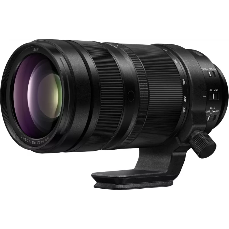Panasonic Lumix S 100-500mm f/5.0-7.1 O.I.S. objektiivi, musta (S-R100500E)