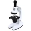 LEAN TOYS mikroskooppi oppimissarja lapsille zoom 1200x tarvikkeet valkoinen