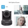 ROCWARE RC20 PTZ-kamera 1080p 12x optinen zoom HDMI USB 3.0 LAN