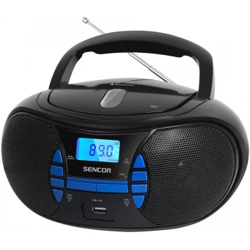 SENCOR SPT 2700BK CD/BT/MP3/USB/FM radio boombox musta